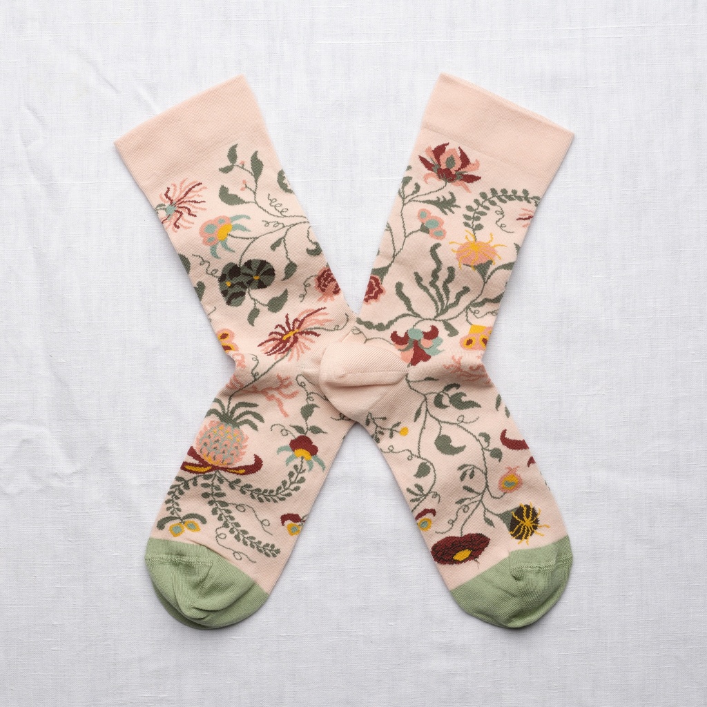[RV701 39/41] Chaussette Indienne Rose Bouton