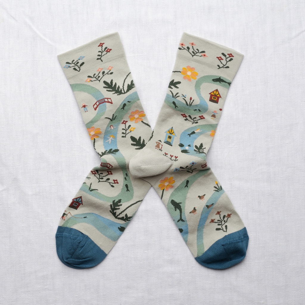 [RV901 39/41] Chaussette Rivière Céladon