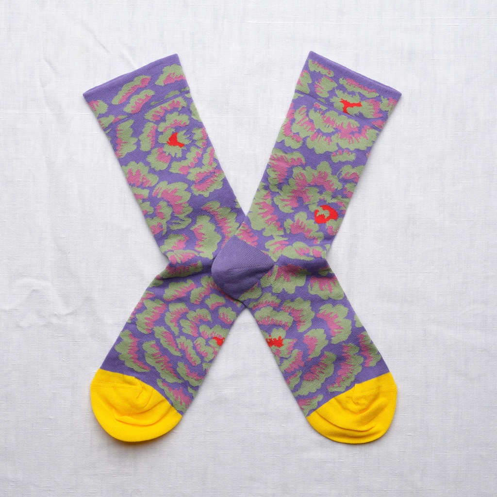 [TG601 42/44] Chaussette Pivoines Iris