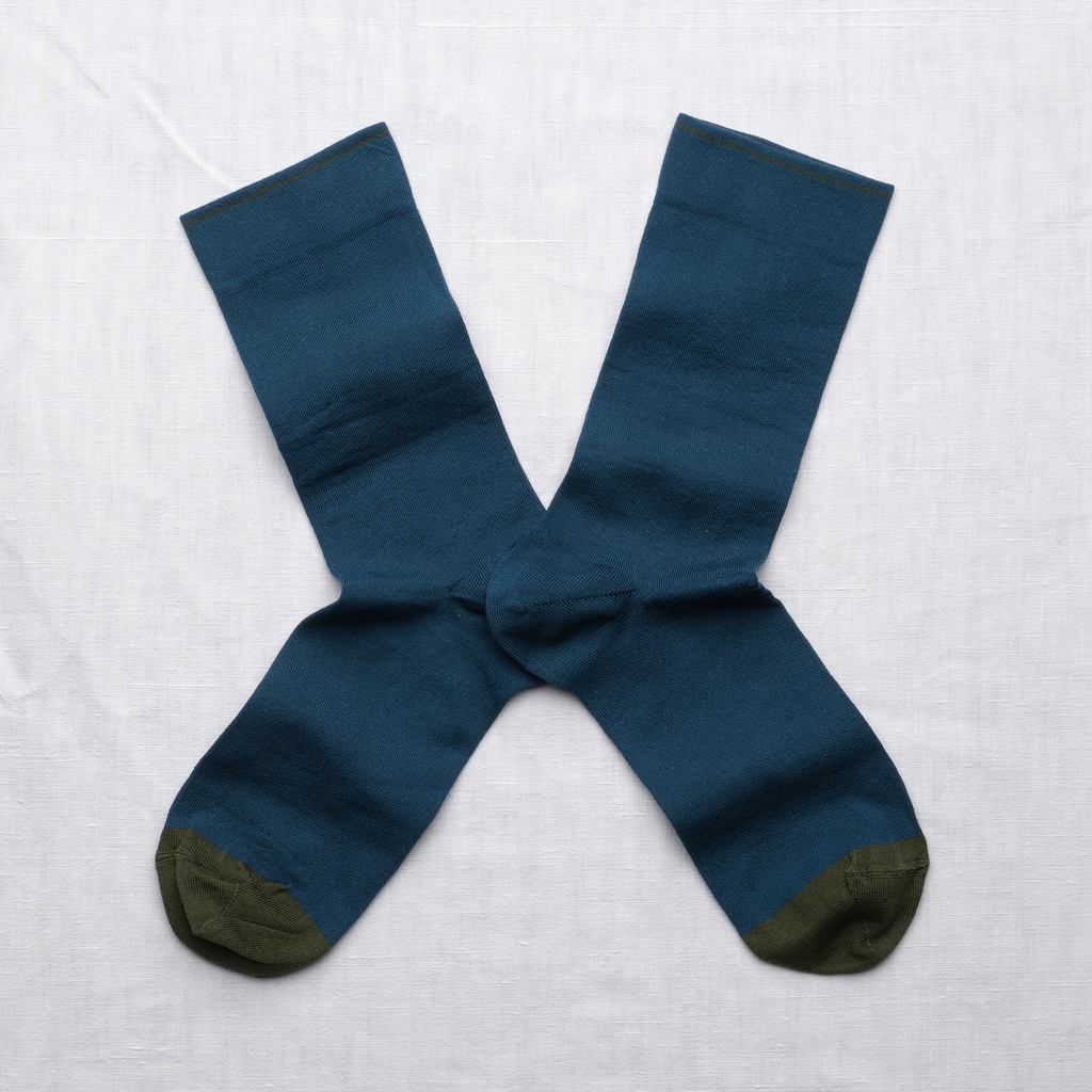 [UN234 36/38] Chaussette Uni Marine
