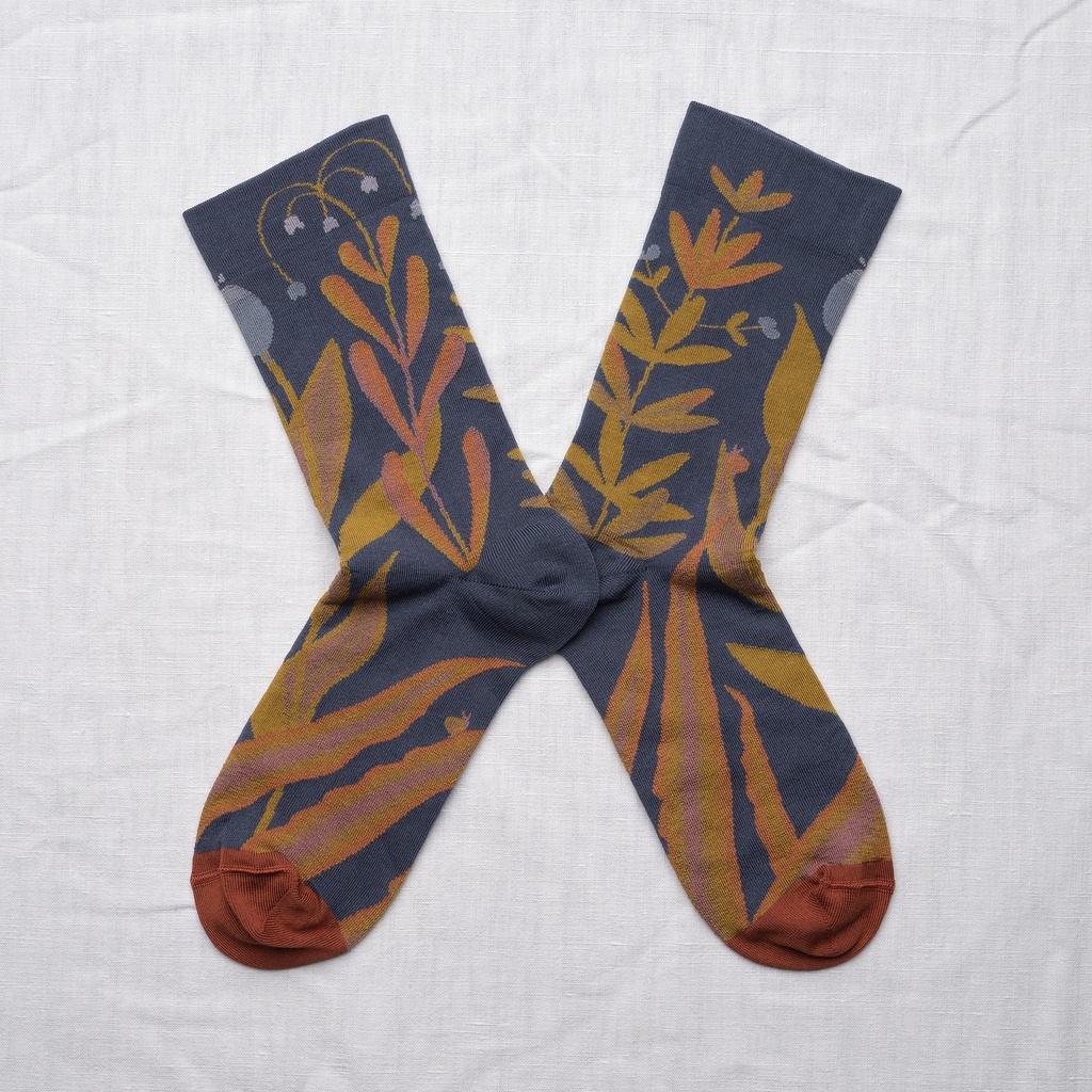 [BO301 36/38] Chaussette Plante Denim