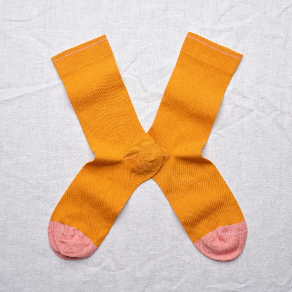 [UN241 42/44] Chaussette Uni Curcuma