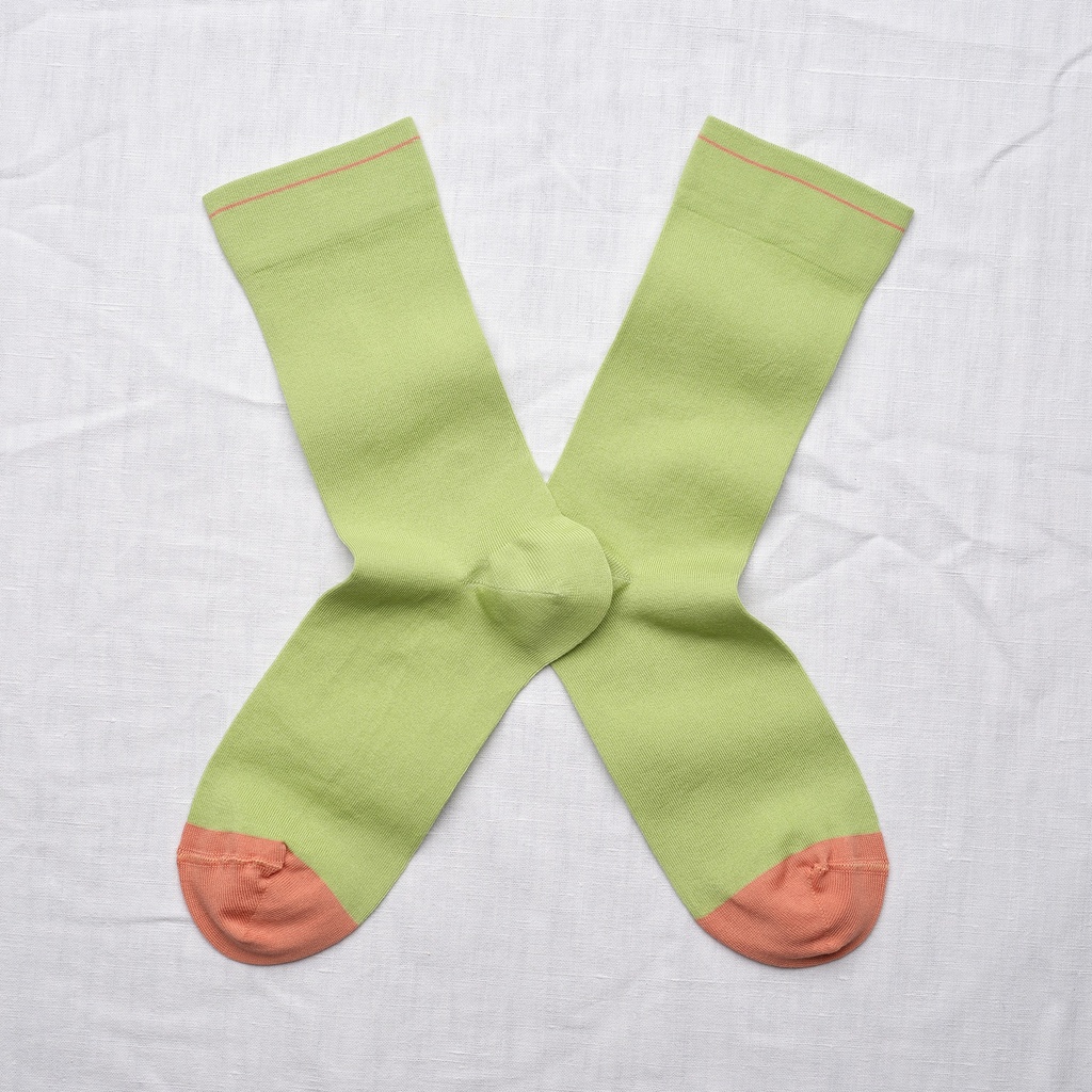 [UN246 39/41] Chaussette Uni Lime