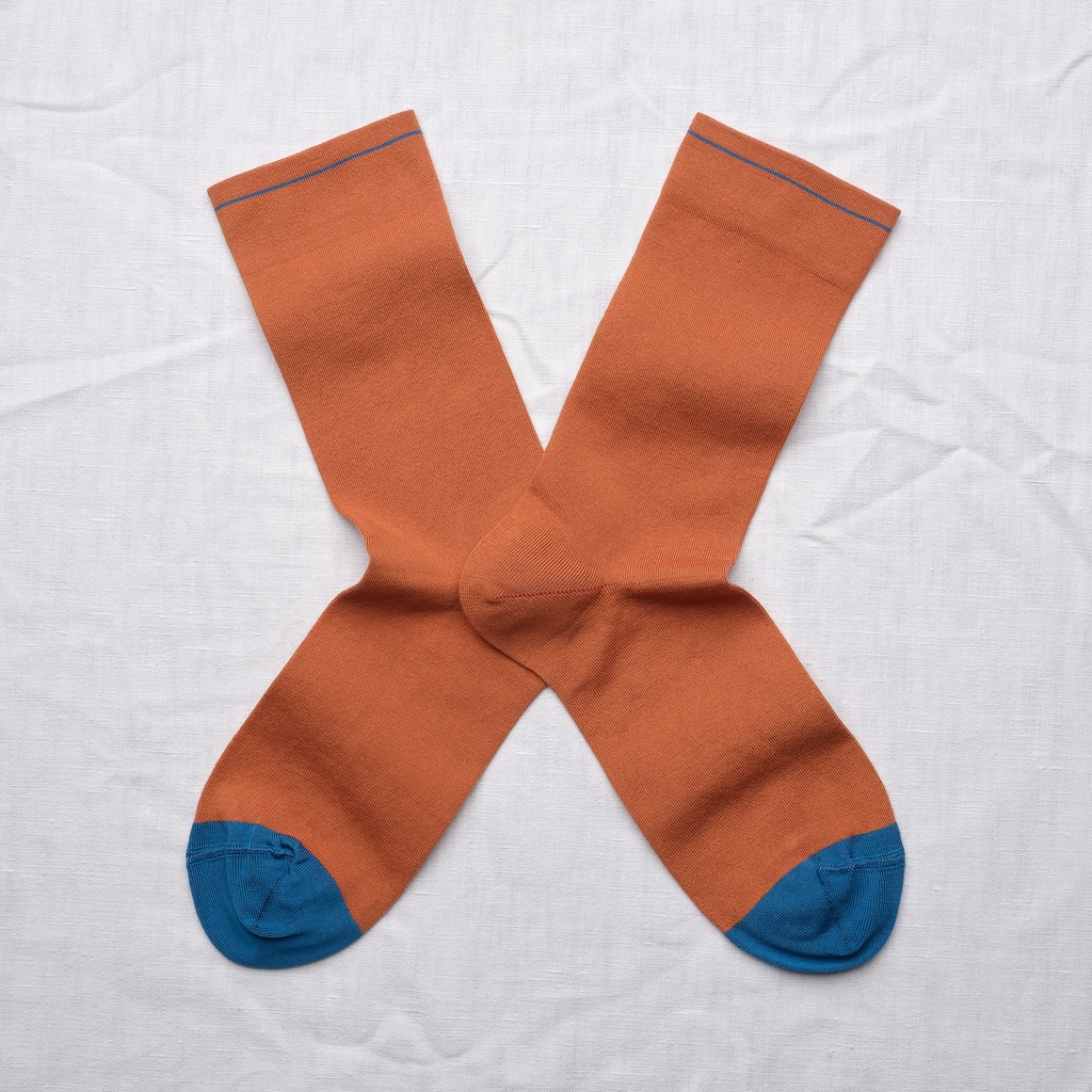 [UN255 39/41] Chaussette Uni Ambre