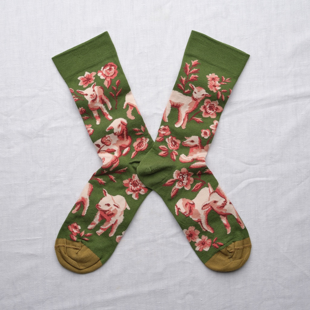 [PT101 39/41] Chaussette Agneaux Cactus