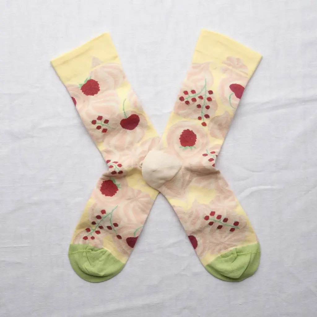 [PT501 36/38] Chaussette Pavlova Jaune Pâle