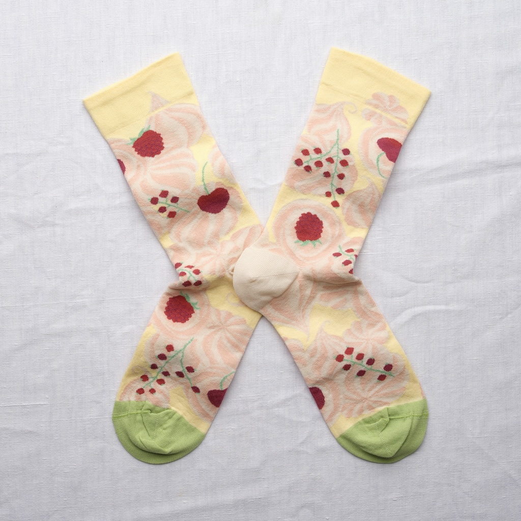 [PT501 39/41] Chaussette Pavlova Jaune Pâle