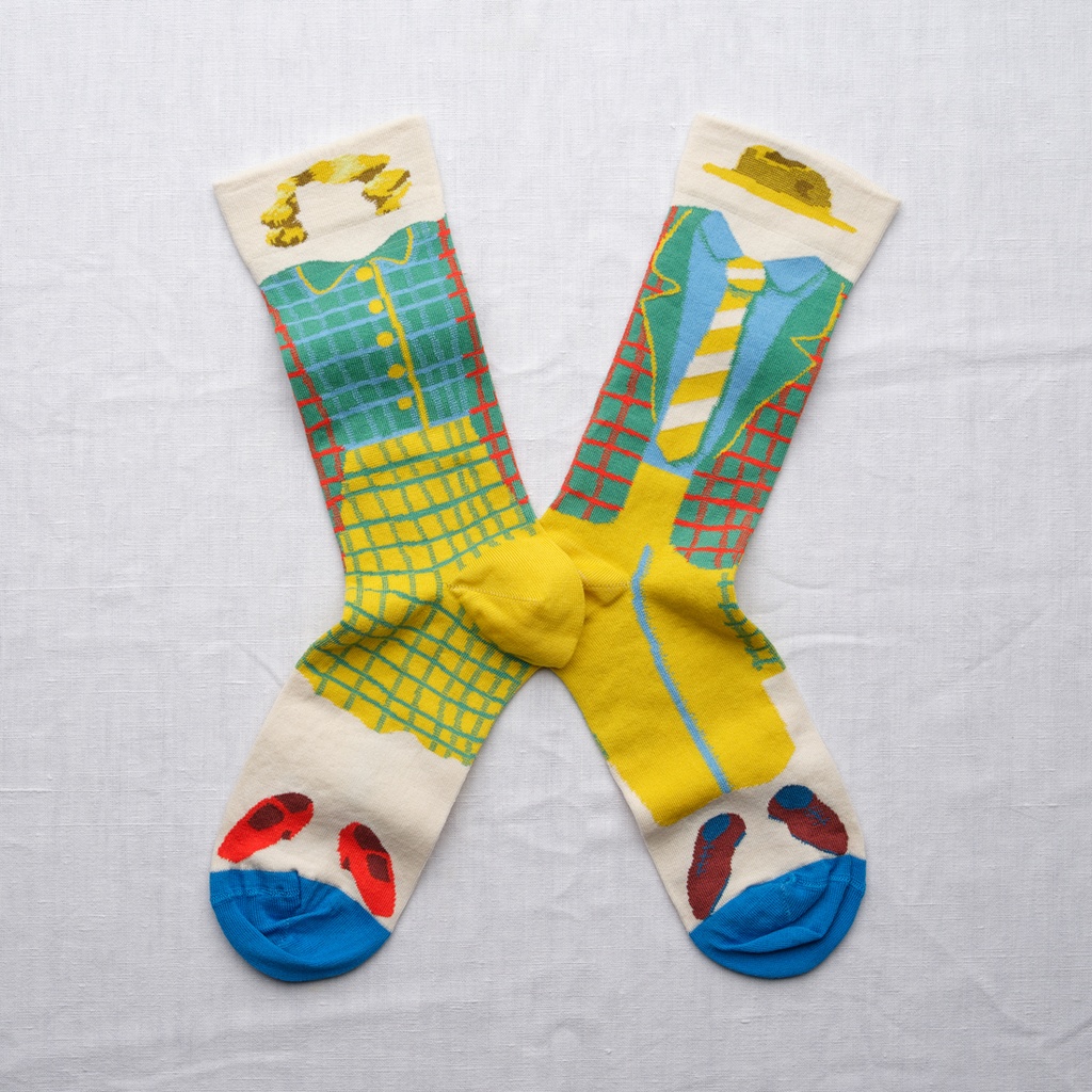 [FS301 42/44] Chaussette Costume Naturel
