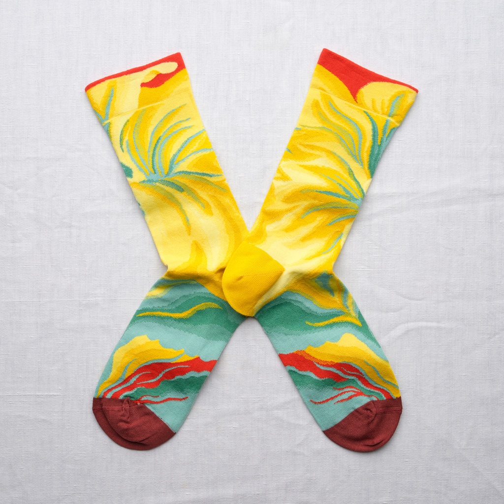 [FS901 42/44] Chaussette Fleur Multico