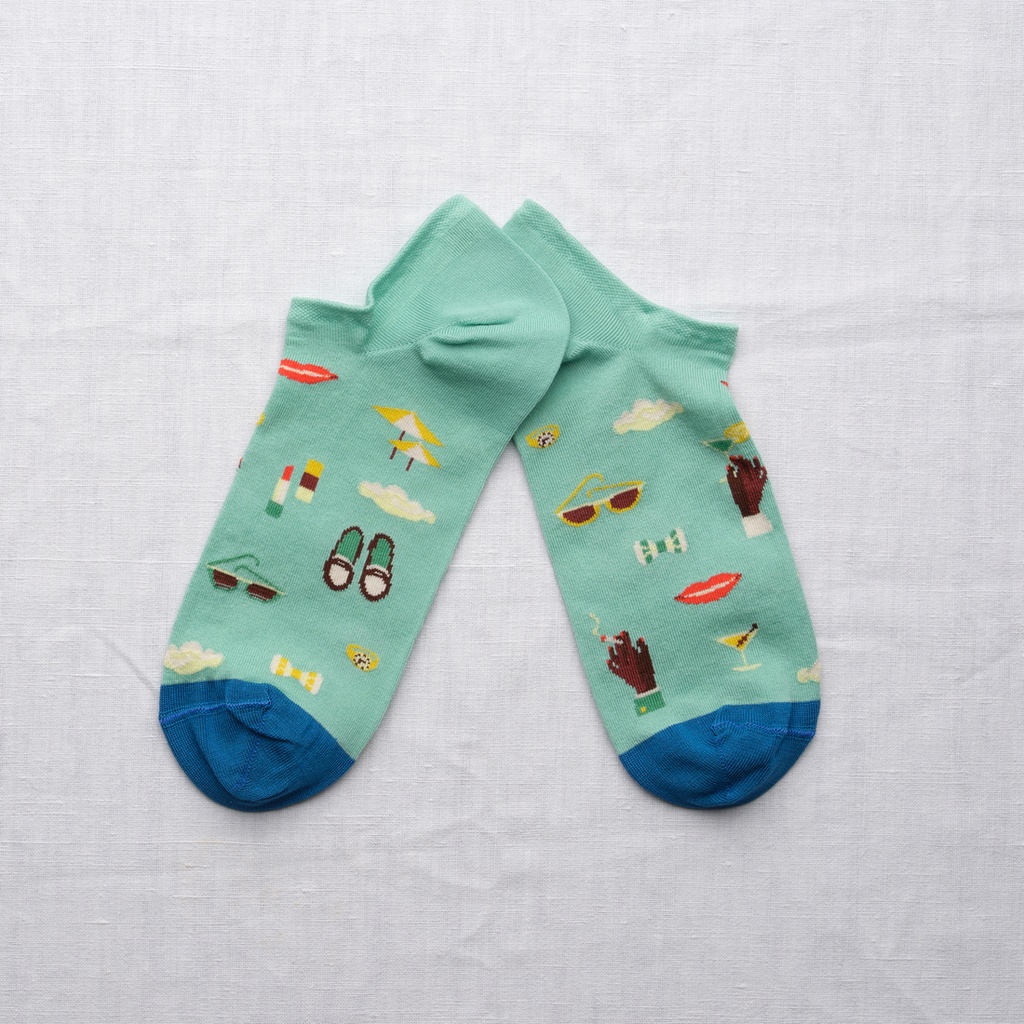 [FS111 39/41] Socquette Semis Menthe
