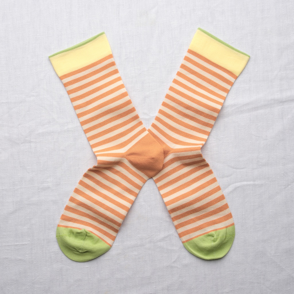 [RY138 42/44] Chaussette Rayure Adobe