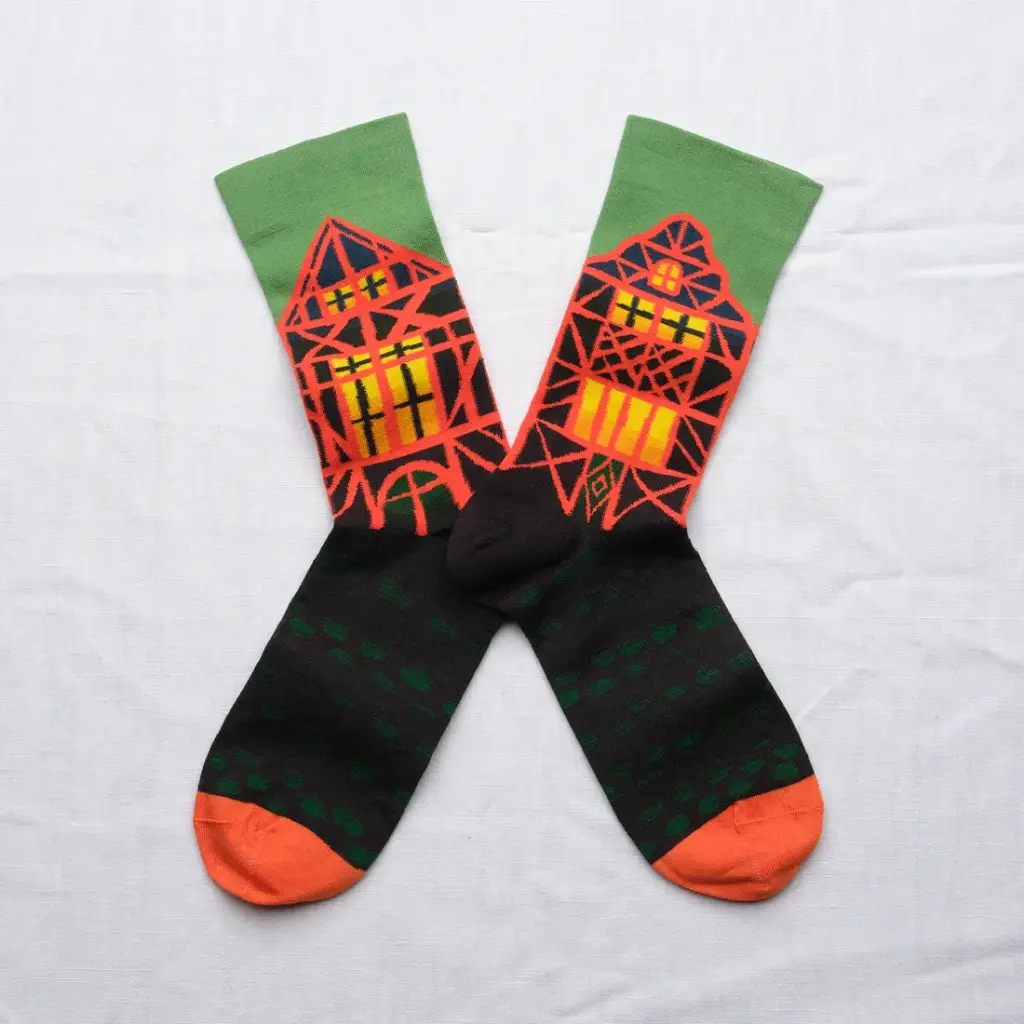 [CB101 39/41] Chaussettes Colombage Avocat  