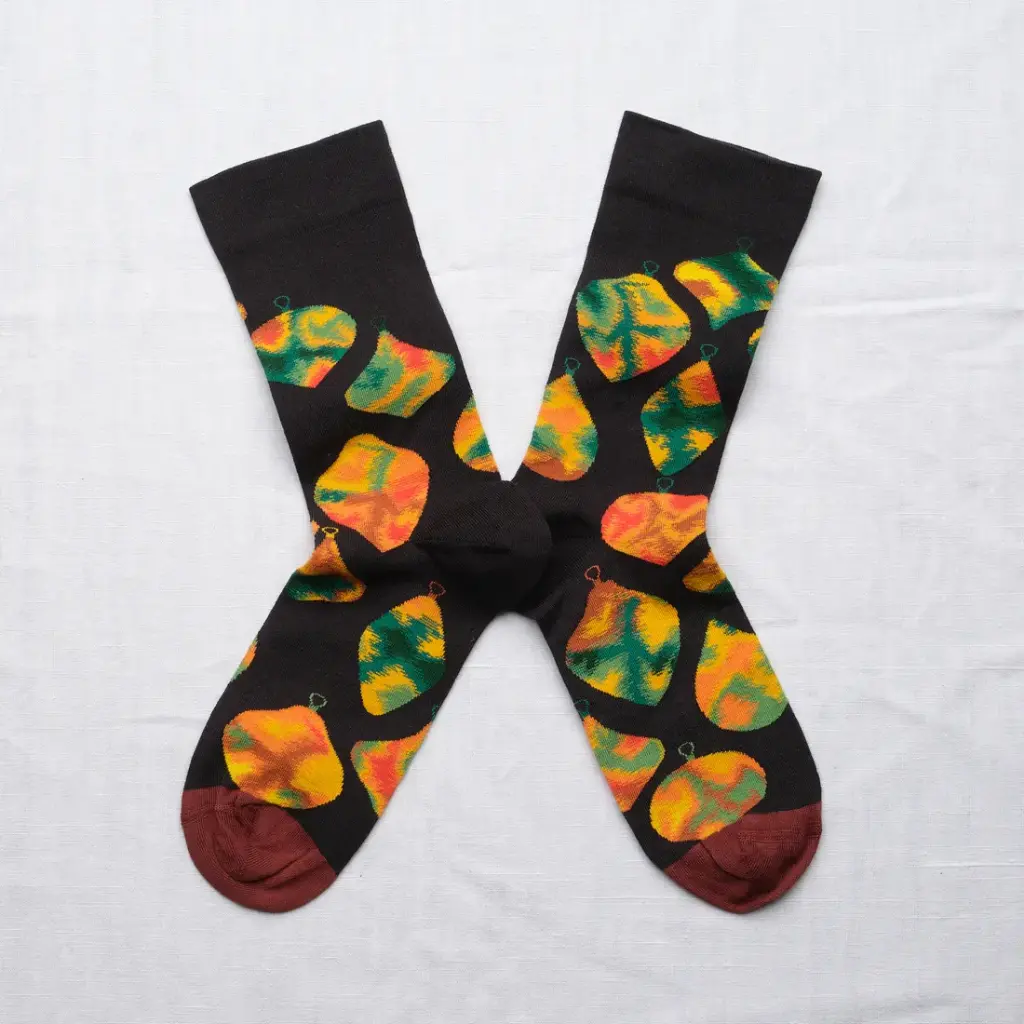 [CB301 39/41] Chaussette Boules Faux-Noir 