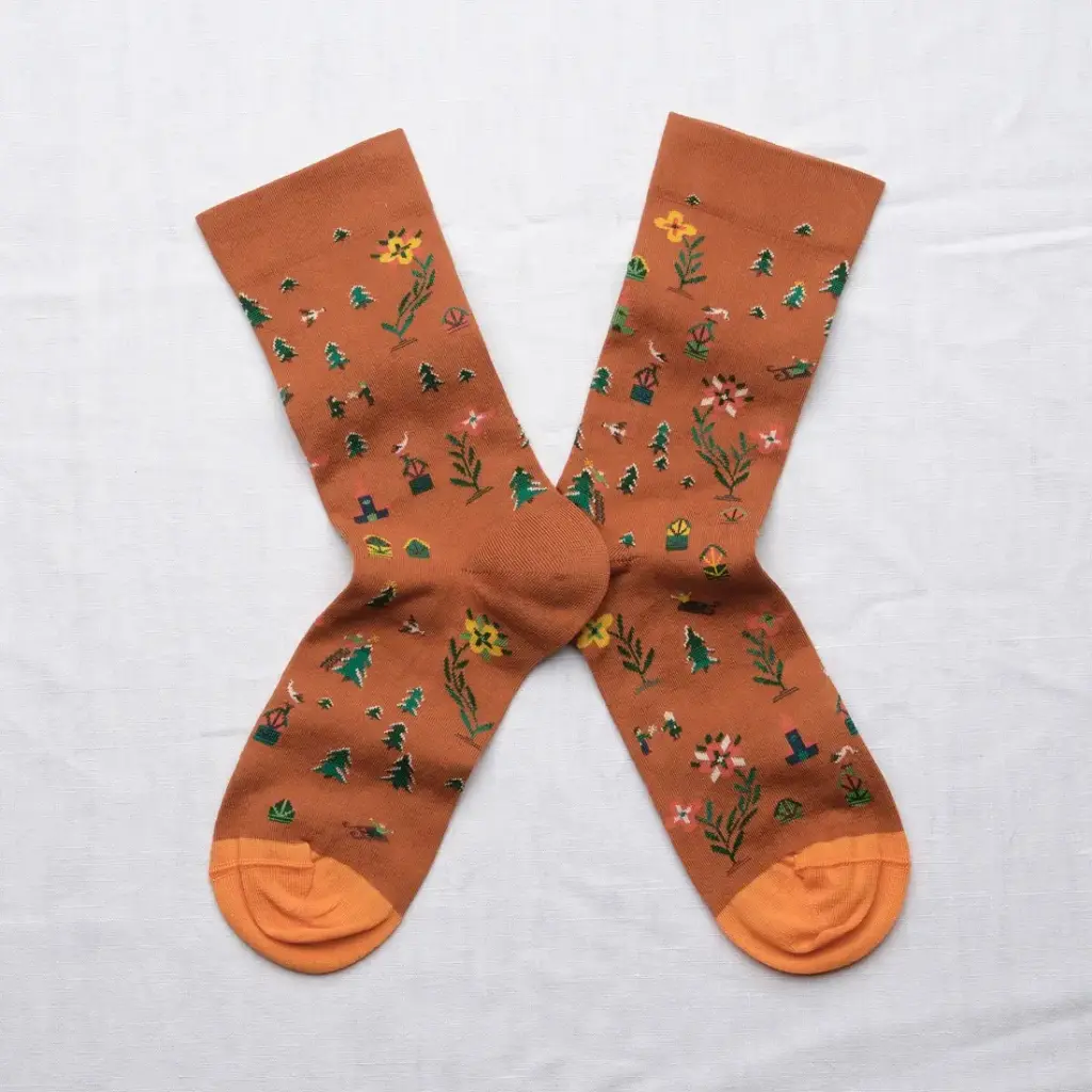 [CB401 39/41] Chaussette Semis Cannelle