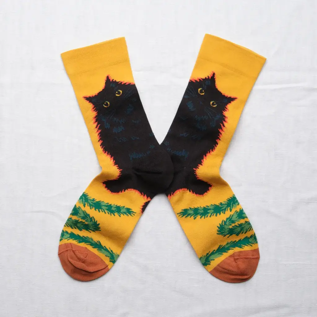 [CB801 36/38] Chaussettes Chat Bouton d'Or