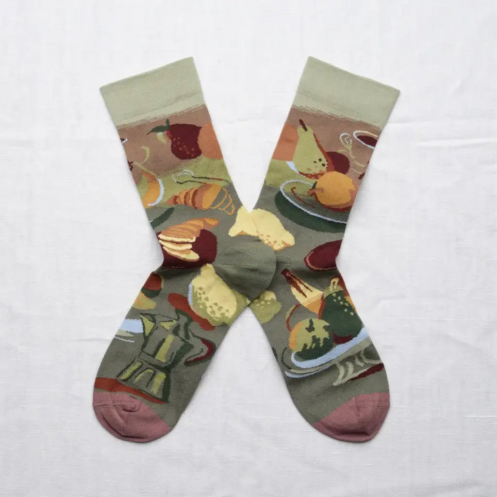 [DC201 42/44] Chaussettes Brunch Vert de Gris