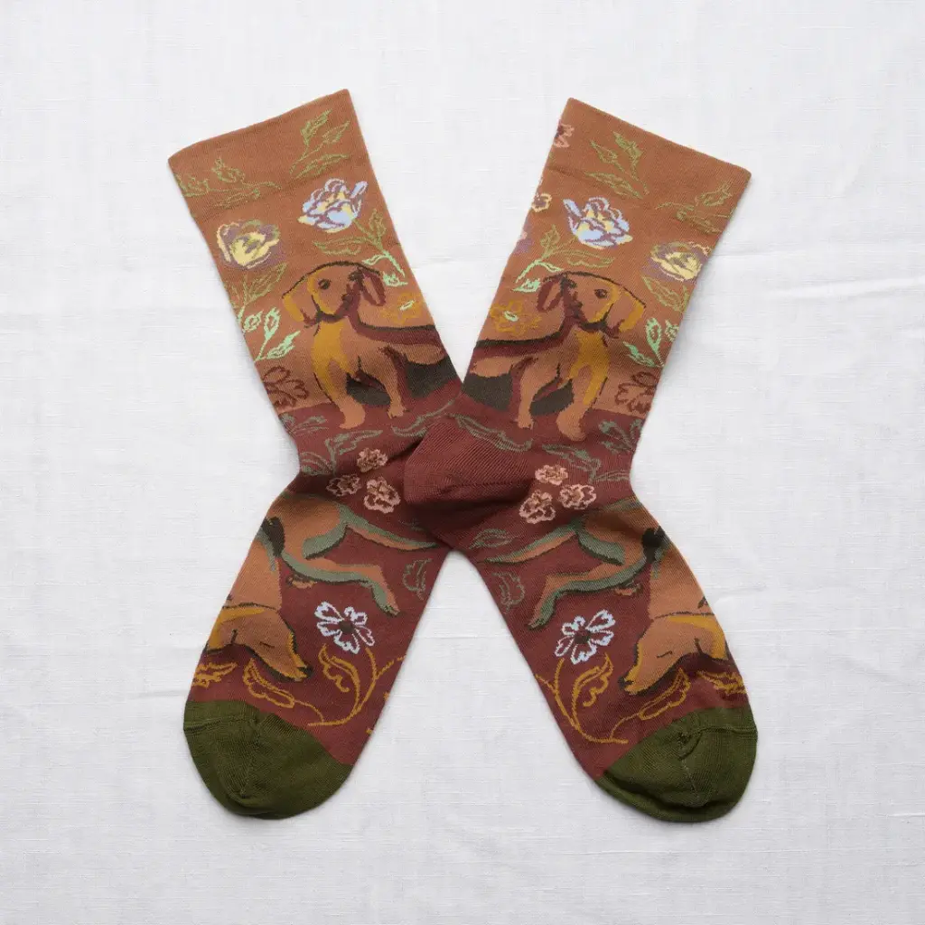 [DC501 39/41] Chaussettes Chien Caramel  