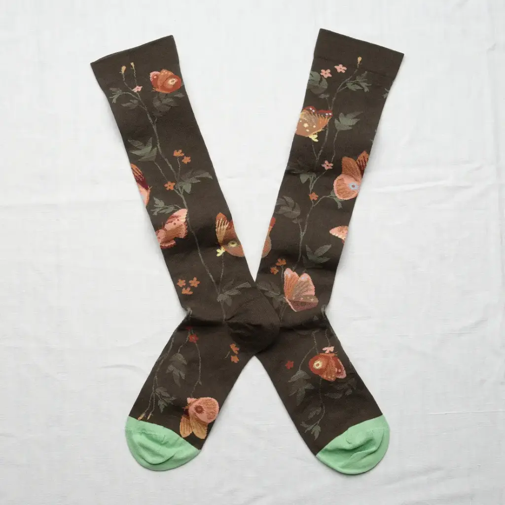 [DC901 39/41] Mi-Bas Papillons Terre d'Ombre