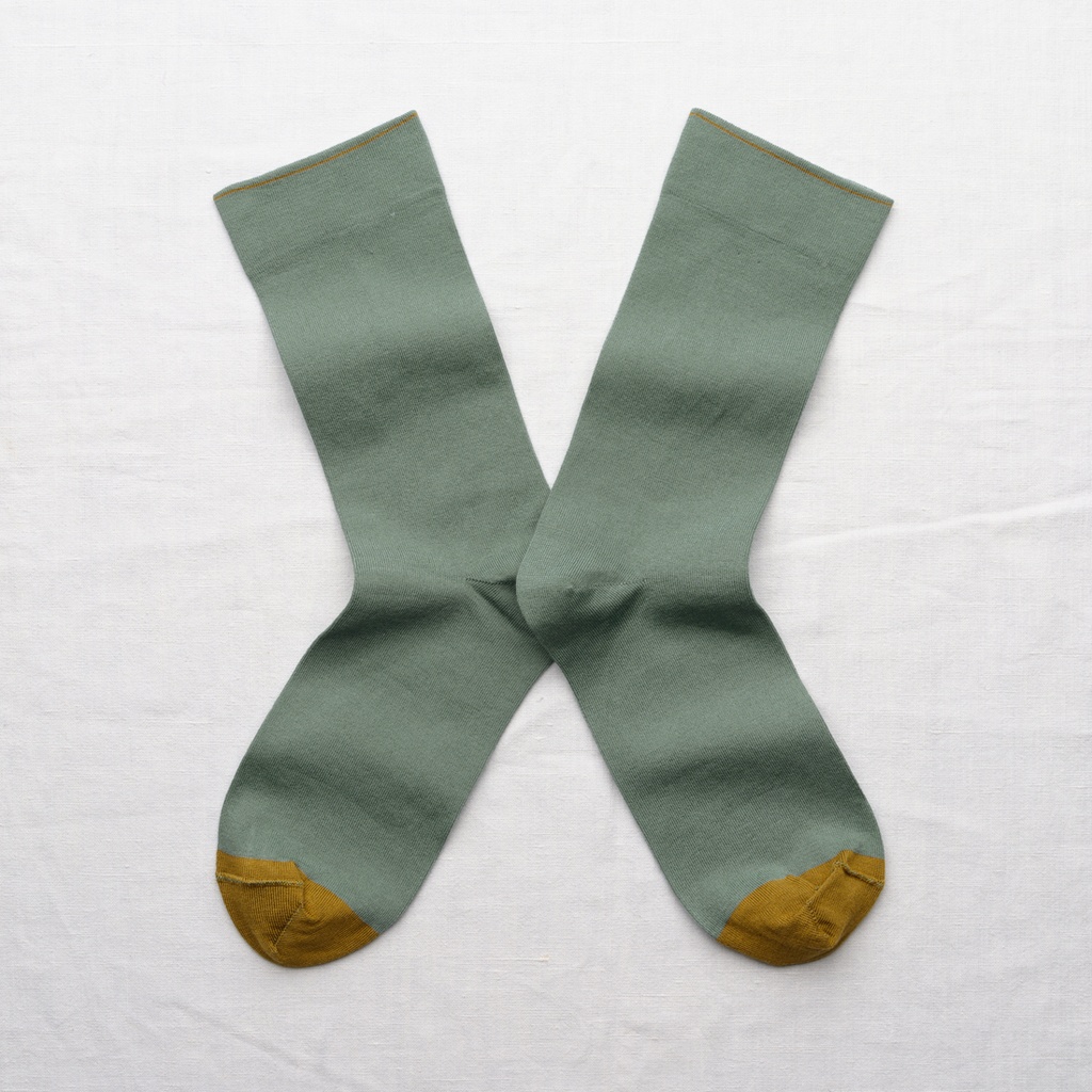 [UN215 39/41] Chaussette Uni Cèdre
