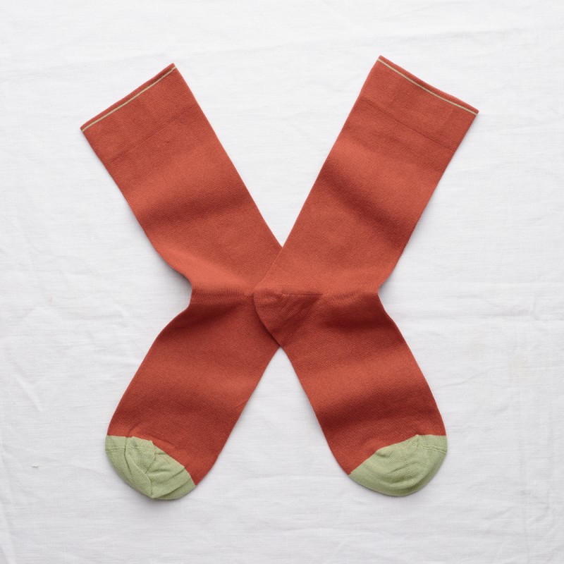 [UN205 36/38] Chaussette Uni Étrusque