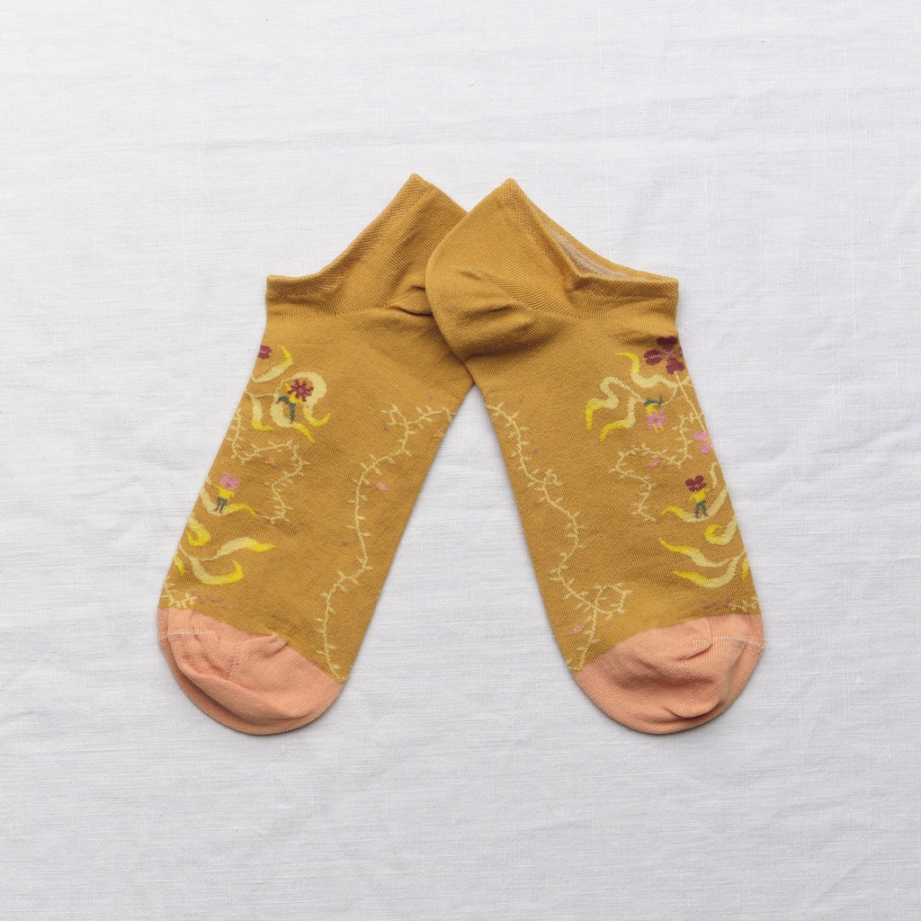 [LP131 36/38] Socquette Personnages Ocre