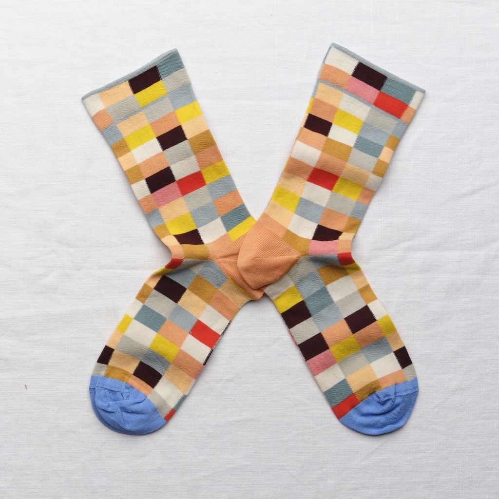 [LP201 36/38] Chaussette Pixels Multico