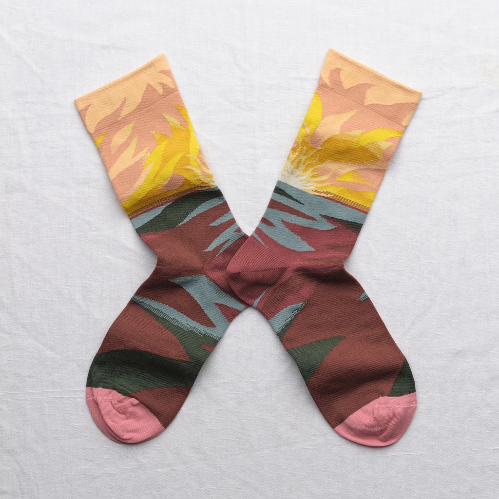 [LP301 39/41] Chaussette Soleil Adobe
