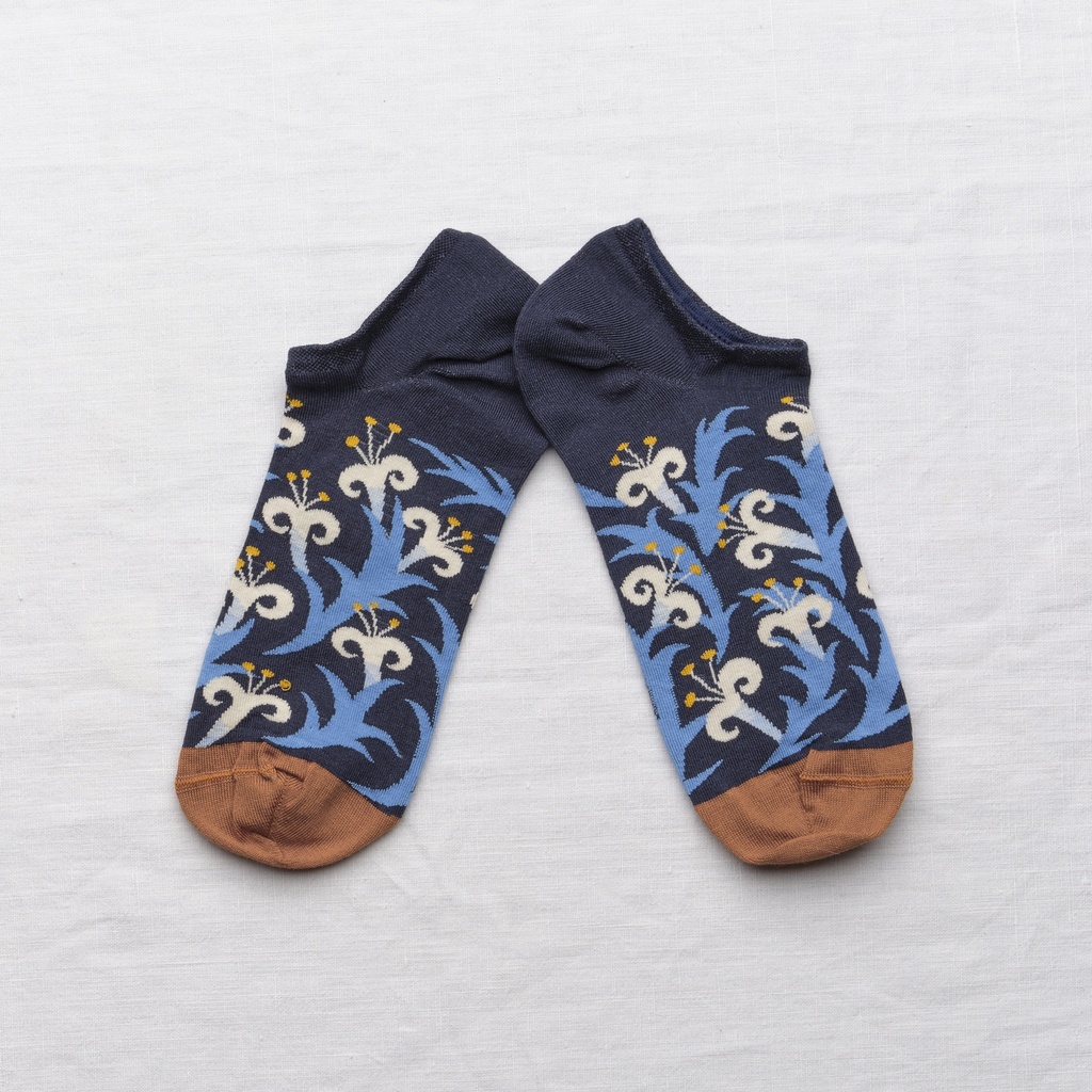 [MN121 36/38] Socquette Lys Ardoise