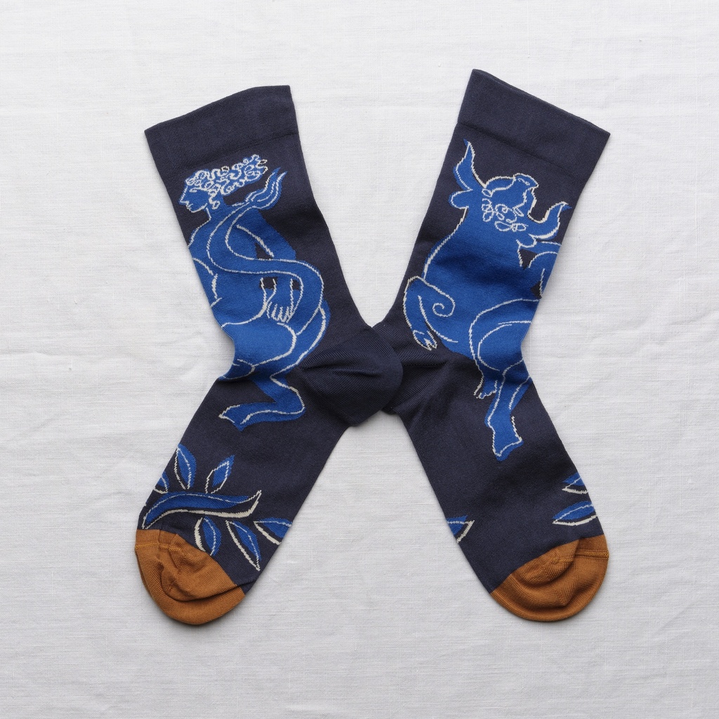 [MN201 36/38] Chaussette Taureau Ardoise