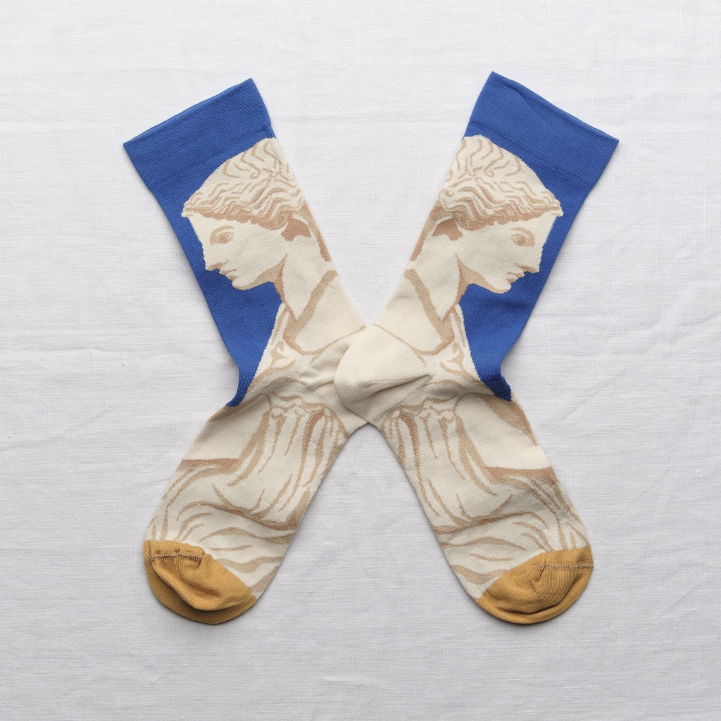[MN801 36/38] Chaussette Statue Cobalt