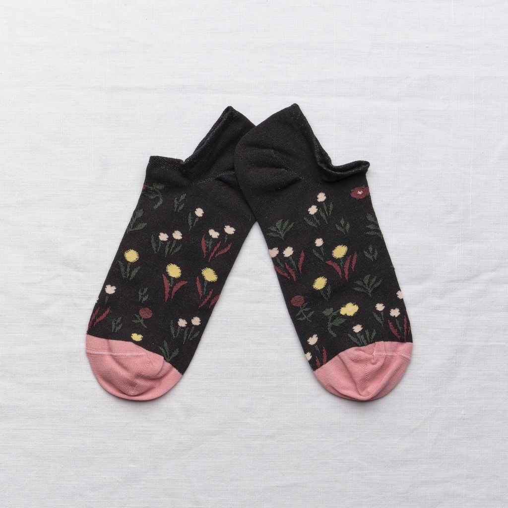 [DR131 39/41] Socquette Semis Faux Noir