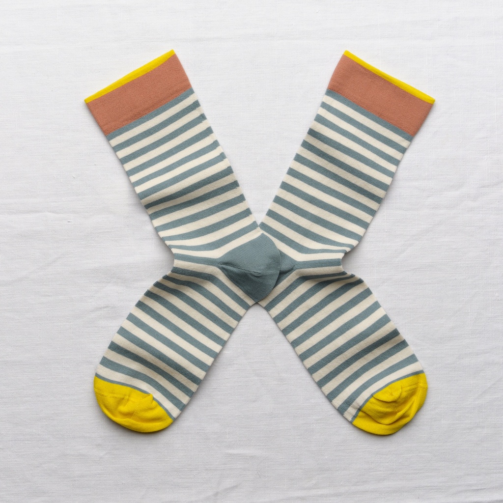 [RY121 36/38] Chaussette Rayure Arctique