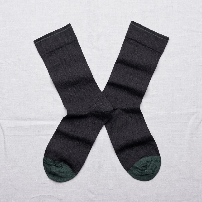 [UN161 42/44] Chaussette Uni Faux Noir