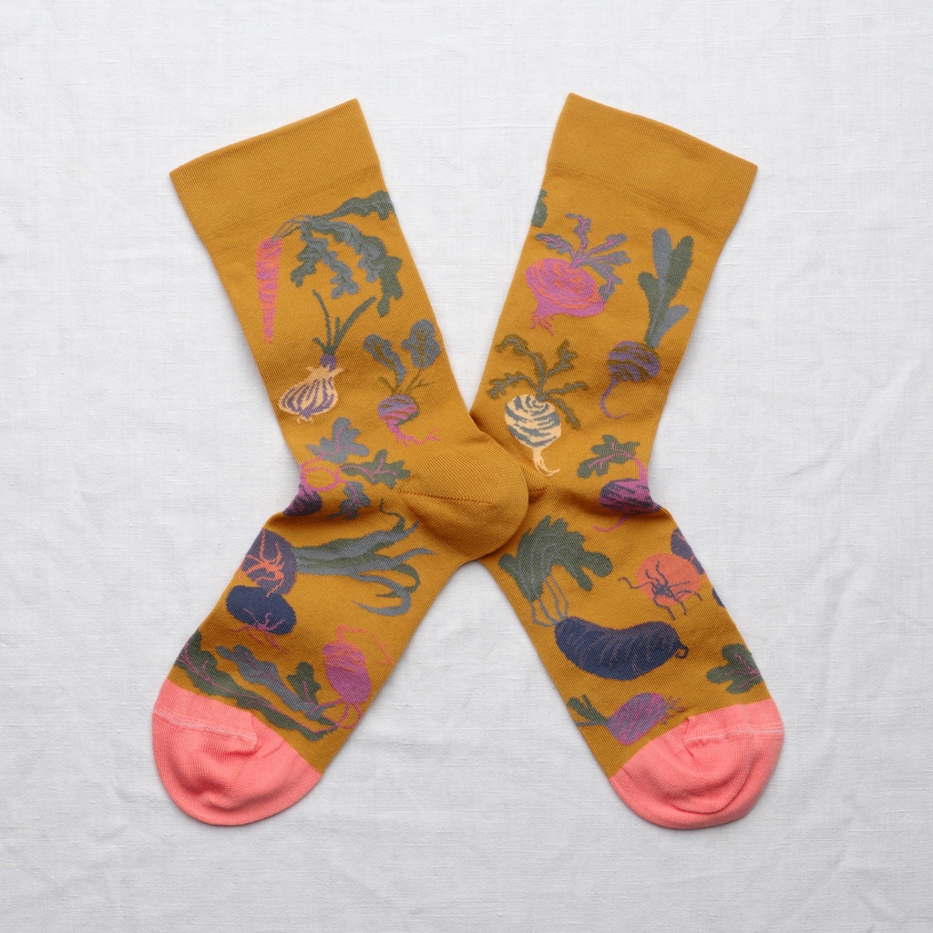 [HB501 36/38] Chaussette Betterave Ocre