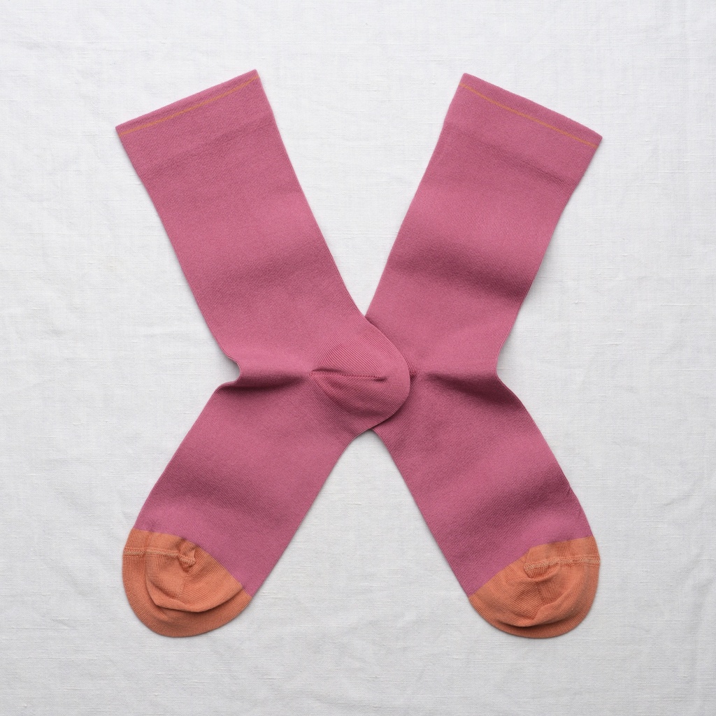[UN229 42/44] Chaussette Uni Orchidée